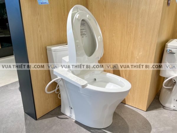 Bồn cầu 1 khối TOTO MS885DW7 nắp rửa điện tử TCF6631A