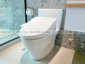 Bồn cầu 2 khối TOTO CS767RW7 nắp rửa điện tử TCF6631A