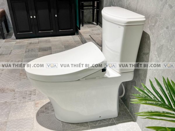 Bồn cầu 2 khối TOTO CS986CGW12 nắp rửa điện tử TCF4911EZ