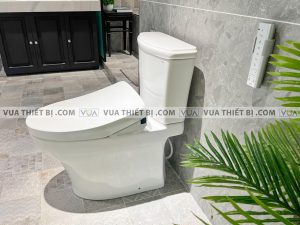 Bồn cầu 2 khối TOTO CS986CGW12 nắp rửa điện tử TCF4911EZ