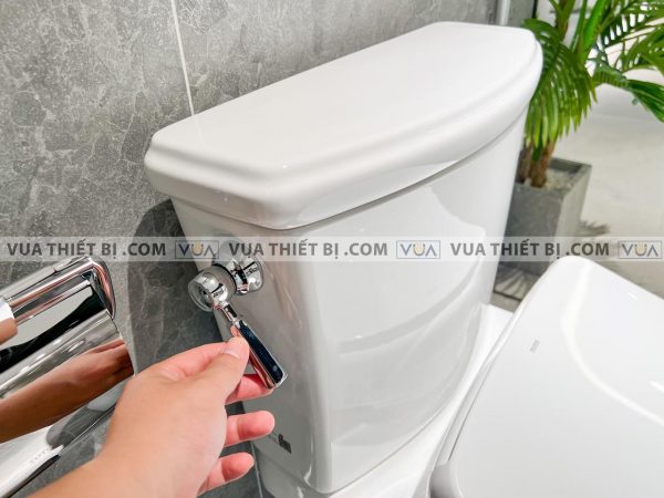 Bồn cầu 2 khối TOTO CS986CGW12 nắp rửa điện tử TCF4911EZ