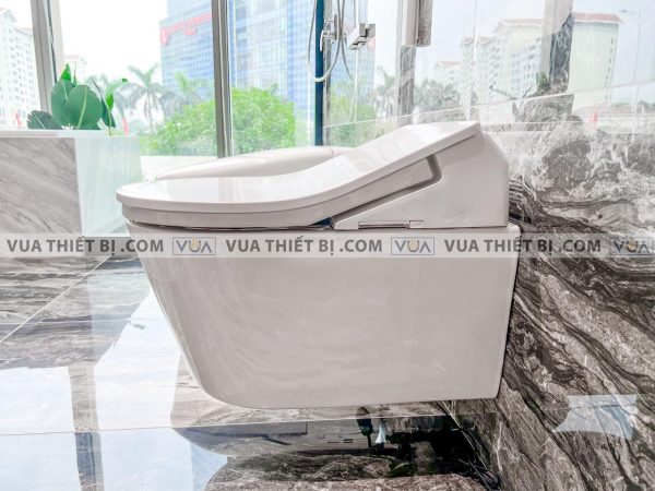 Bồn cầu treo tường TOTO CW542HME5UNW1 TCF794CZ#NW1 WH172AT MB174P#WH nắp rửa điện tử