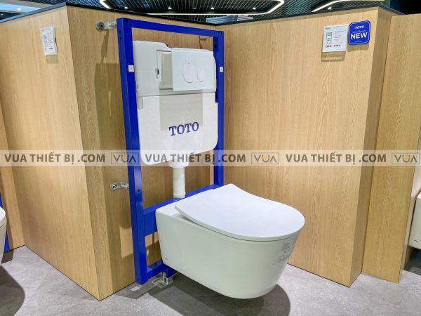 Bồn cầu treo tường TOTO CW542ME5UNW1 TC513A WH172A MB176G#WH nắp êm