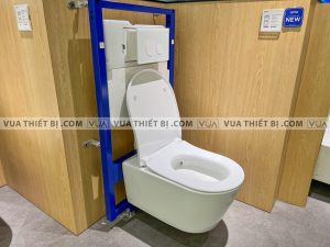 TOTO CW542ME5UNW1/TC513A - Bồn cầu treo tường nắp êm 7 Bồn cầu treo tường TOTO CW542ME5UNW1 TC513A WH172A MB176G#WH nắp êm