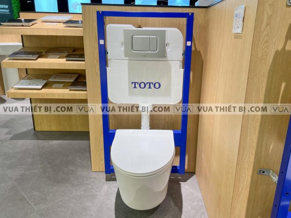 Bồn cầu treo tường TOTO CW822RA#W TC600VS#W WH172A MB170P#SS nắp êm