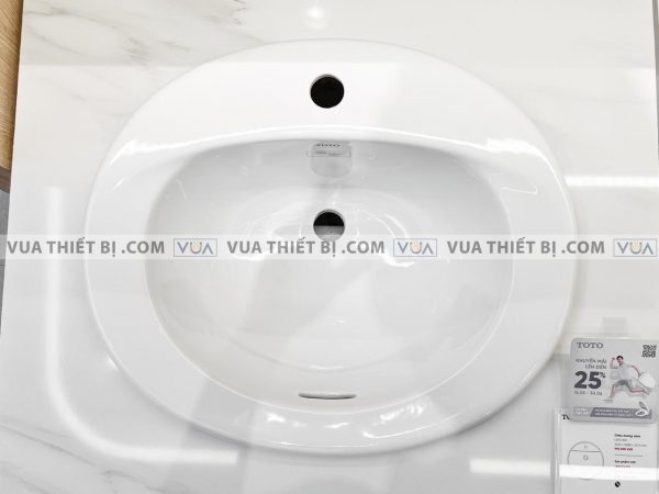 Chậu rửa mặt lavabo TOTO L501C dương vành