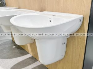 Chậu rửa mặt lavabo TOTO LHT236CS chân lửng treo tường