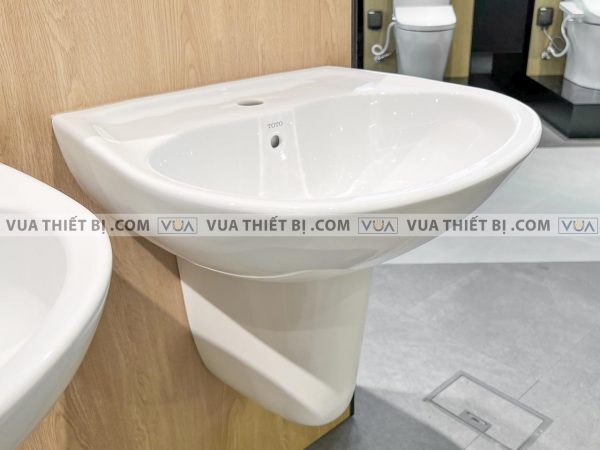 Chậu rửa mặt lavabo TOTO LHT236CS chân lửng treo tường