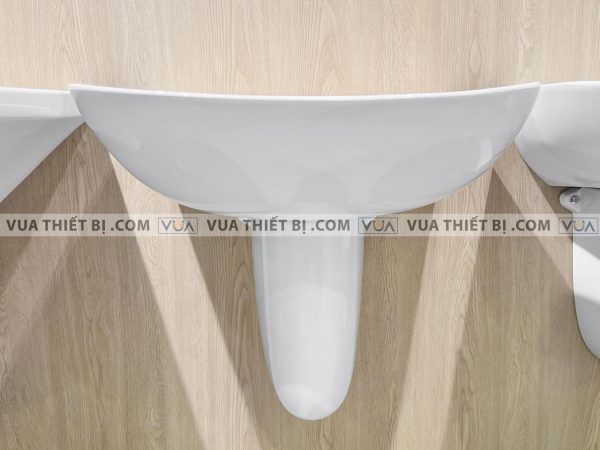 Chậu rửa mặt lavabo TOTO LHT239CR#W chân lửng treo tường