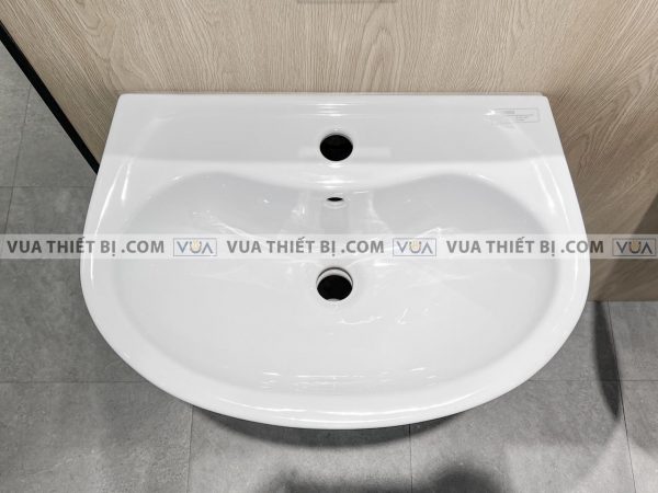 Chậu rửa mặt lavabo TOTO LHT240CS#W chân lửng treo tường