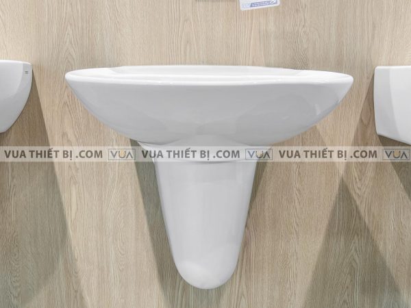 Chậu rửa mặt lavabo TOTO LHT300CR LHT300CM LHT300CRM chân lửng treo tường