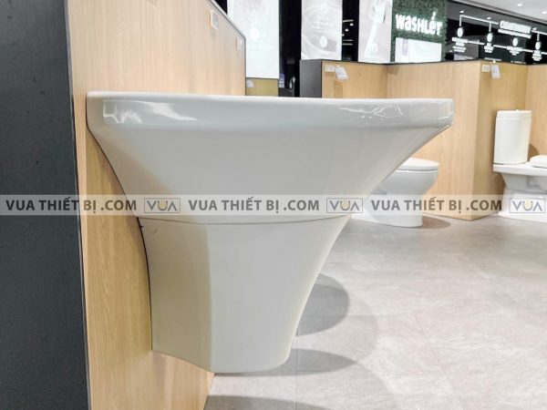 Chậu rửa mặt lavabo TOTO LHT947CS#W chân lửng treo tường