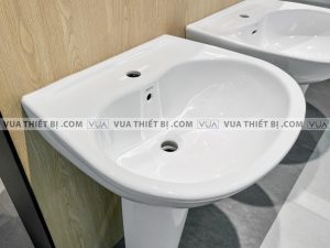 TOTO LPT236CS - Chậu rửa mặt lavabo chân dài treo tường 4 Chậu rửa mặt lavabo TOTO LPT236CS#W chân dài treo tường