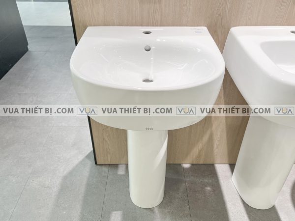 Chậu rửa mặt lavabo TOTO LPT766C#XW chân dài treo tường