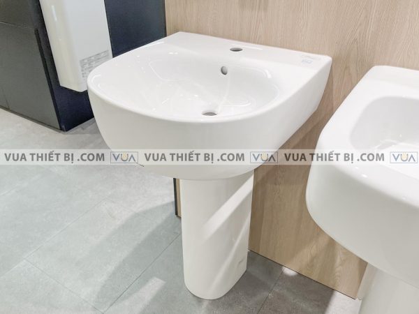 Chậu rửa mặt lavabo TOTO LPT766C#XW chân dài treo tường