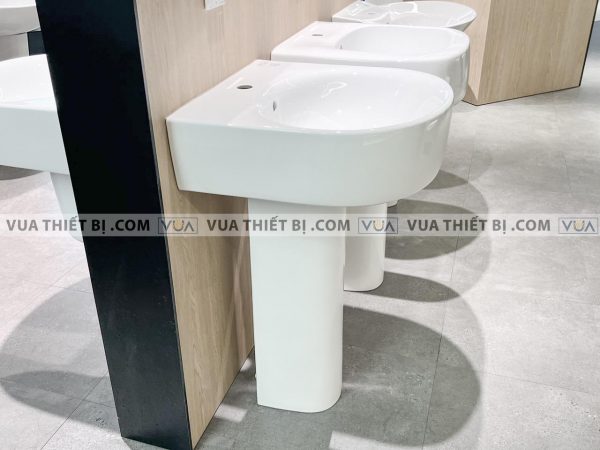 Chậu rửa mặt lavabo TOTO LPT766C#XW chân dài treo tường