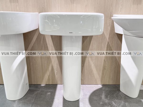 Chậu rửa mặt lavabo TOTO LPT767C#XW chân dài treo tường