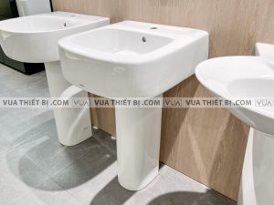 Chậu rửa mặt lavabo TOTO LPT767C#XW chân dài treo tường
