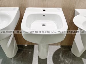 Chậu rửa mặt lavabo TOTO LPT767C#XW chân dài treo tường