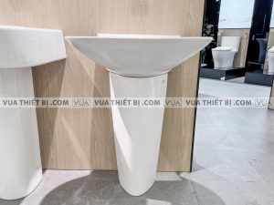 Chậu rửa mặt lavabo TOTO LPT908C#XW chân dài treo tường