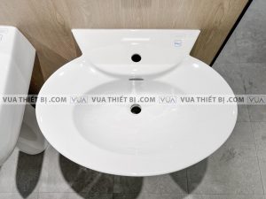 TOTO LPT908C - Chậu rửa mặt lavabo chân dài treo tường 5 Chậu rửa mặt lavabo TOTO LPT908C#XW chân dài treo tường