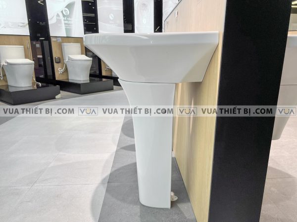 Chậu rửa mặt lavabo TOTO LPT947CS#W chân dài treo tường