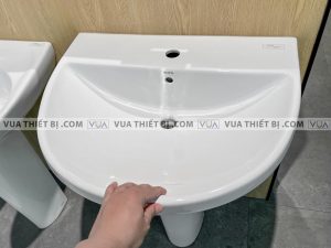 TOTO LPT947CS - Chậu rửa mặt lavabo chân dài treo tường 5 Chậu rửa mặt lavabo TOTO LPT947CS#W chân dài treo tường