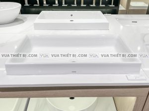 TOTO LT1717 - Chậu rửa mặt lavabo đặt bàn 2 Chậu rửa mặt lavabo TOTO LT1717#XW đặt bàn