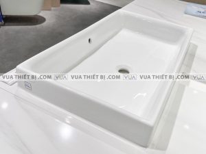 TOTO LT1717 - Chậu rửa mặt lavabo đặt bàn 8 Chậu rửa mặt lavabo TOTO LT1717#XW đặt bàn