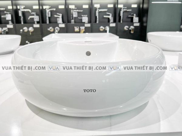 Chậu rửa mặt lavabo TOTO LT367CR#W đặt bàn