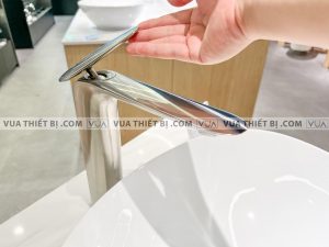 Chậu rửa mặt lavabo TOTO LT4704G19#XW đặt bàn vòi TLP03301A1#BN