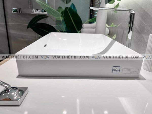 Chậu rửa mặt lavabo TOTO LT4715G17 đặt bàn vòi TLP02307B