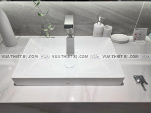 Chậu rửa mặt lavabo TOTO LT4715G17 đặt bàn vòi TLP02307B