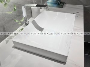 Chậu rửa mặt lavabo TOTO LT4715G17 đặt bàn vòi TLP02307B