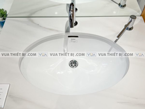 Chậu rửa mặt lavabo TOTO LT548 âm bàn vòi TEN12ANV900
