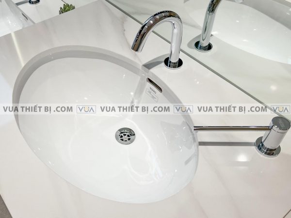 Chậu rửa mặt lavabo TOTO LT548 âm bàn vòi TEN12ANV900