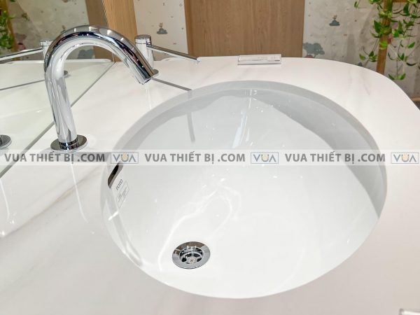 Chậu rửa mặt lavabo TOTO LT548 âm bàn vòi TEN12ANV900