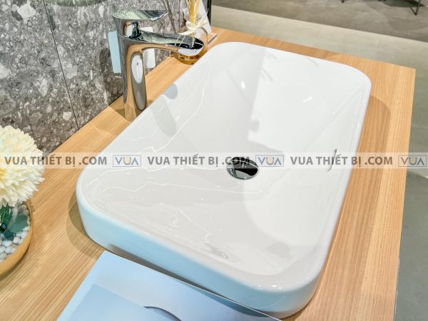 Chậu rửa mặt lavabo TOTO LT5716 đặt bàn vòi TLG01304V