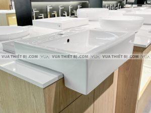 TOTO LT647CR LT647CS LW647CJW/F - Chậu rửa mặt lavabo đặt bàn bán âm 10 Chậu rửa mặt lavabo TOTO LT647CR LT647CS LW647CJW/F bán âm