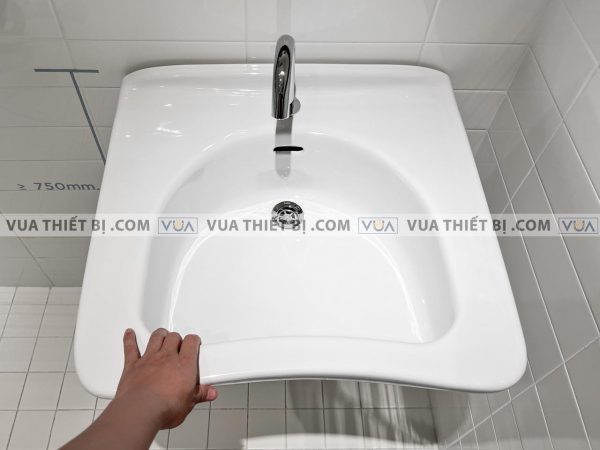 Chậu rửa mặt lavabo TOTO LW103JT1#W treo tường