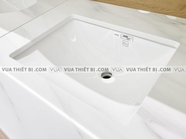 Chậu rửa mặt lavabo TOTO LW1535V#XW TL516GV âm bàn