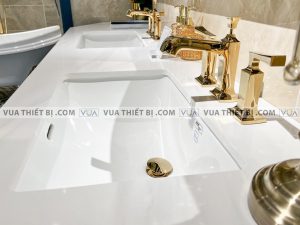 Chậu rửa mặt lavabo TOTO LW1536V TL516GV âm bàn vòi DL224#PG