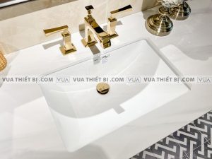 Chậu rửa mặt lavabo TOTO LW1536V TL516GV âm bàn vòi DL224#PG