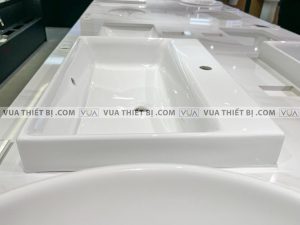 TOTO LW1617C - Chậu rửa mặt lavabo đặt bàn 2 Chậu rửa mặt lavabo TOTO LW1617C#W đặt bàn