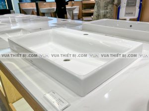 TOTO LW1617C - Chậu rửa mặt lavabo đặt bàn 3 Chậu rửa mặt lavabo TOTO LW1617C#W đặt bàn