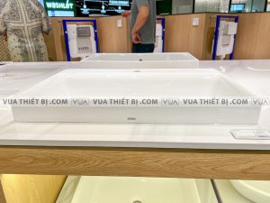 TOTO LW1617C - Chậu rửa mặt lavabo đặt bàn 5 Chậu rửa mặt lavabo TOTO LW1617C#W đặt bàn