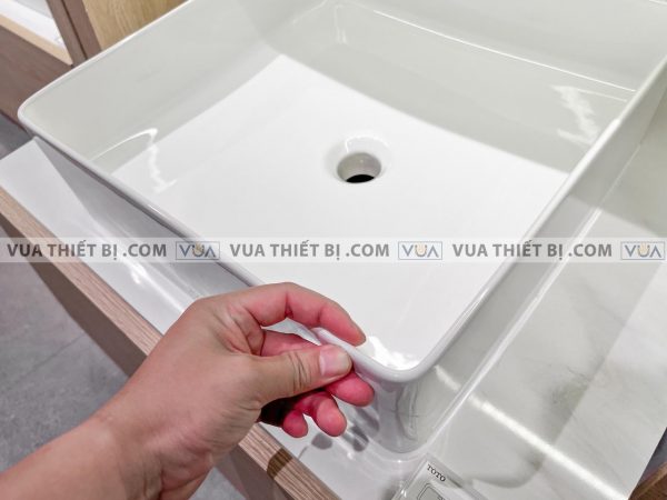 Chậu rửa mặt lavabo TOTO LW574JWF đặt bàn