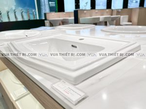 TOTO LW781CJ - Chậu rửa mặt lavabo đặt bàn dương vành 3 Chậu rửa mặt lavabo TOTO LW781CJ dương vành