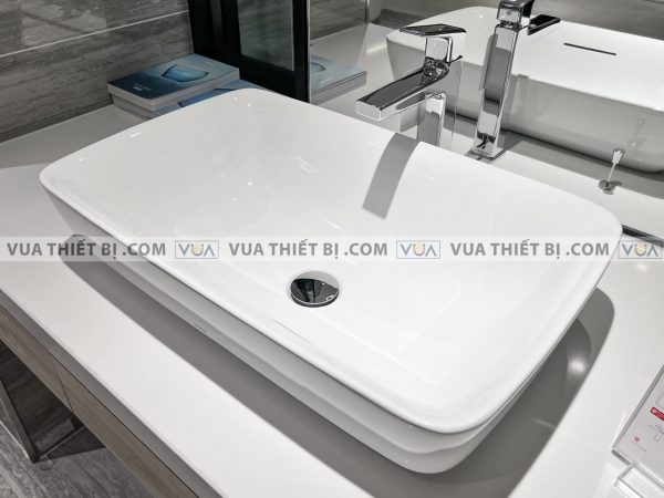 Chậu rửa mặt lavabo TOTO PJS06WE#GW PJS06WE#MW đặt bàn GALALATO vòi TLG10303V