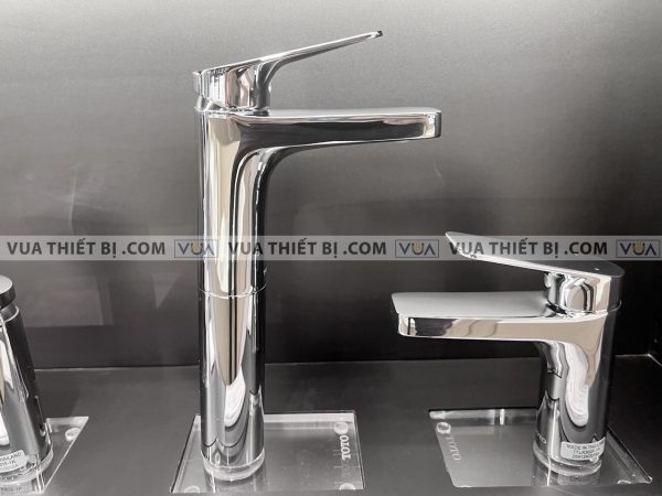 Vòi chậu lavabo TOTO TTLR302FV-1 cổ cao nóng lạnh Rei-S